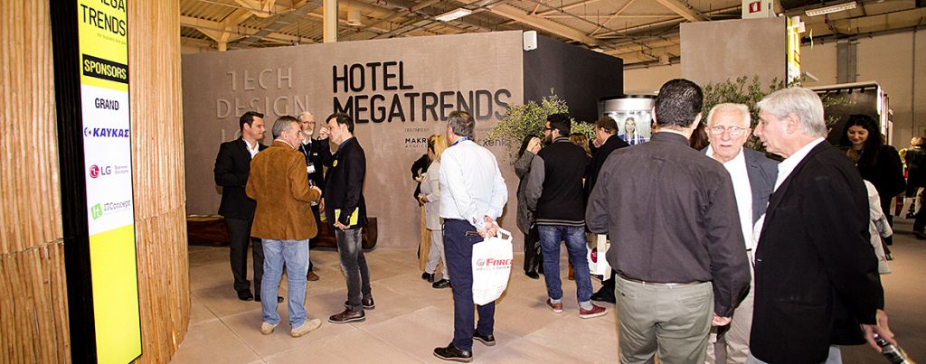 The latest trends in technology, interiors, architecture, construction, design, and sustainability were  highlighted at the original Hotel Megatrends project located in Hall 1 of the exhibition center.