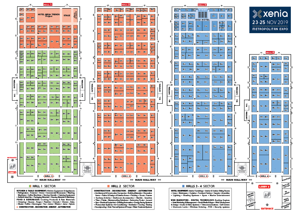 XENIA-TELIKH_ARITHMISH_ENGL Exhibition Floor Plan XENIA-TELIKH_ARITHMISH_ENGL Exhibition Floor Plan