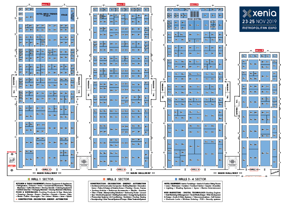 XENIA-TELIKH_ARITHMISH_ENGL Exhibition Floor Plan XENIA-TELIKH_ARITHMISH_ENGL Exhibition Floor Plan