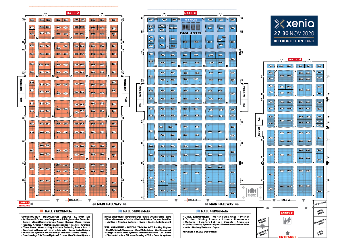 XENIA-TELIKH_ARITHMISH_ENGL Exhibition Floor Plan XENIA-TELIKH_ARITHMISH_ENGL Exhibition Floor Plan
